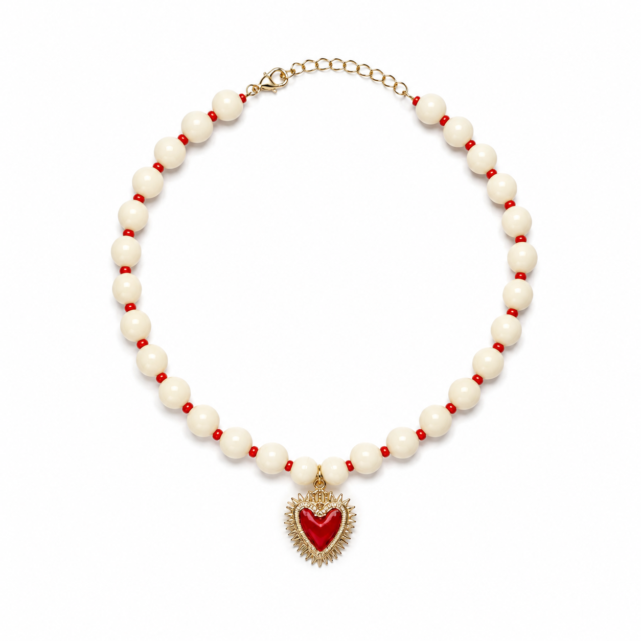 Red Heart Necklace