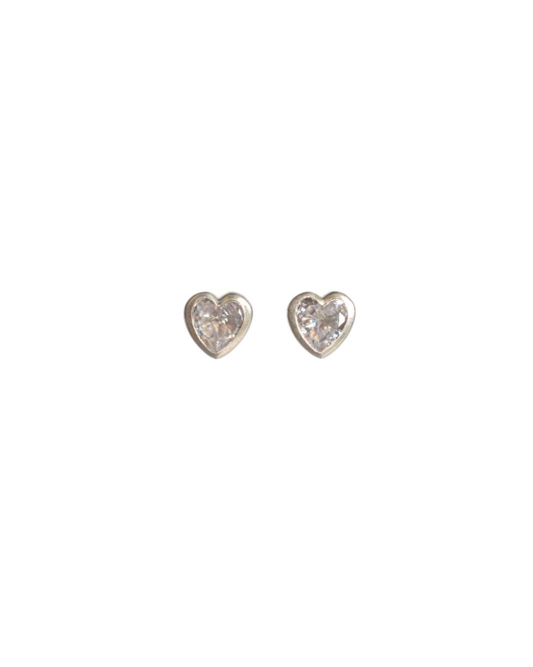 Heart Zircon Earrings