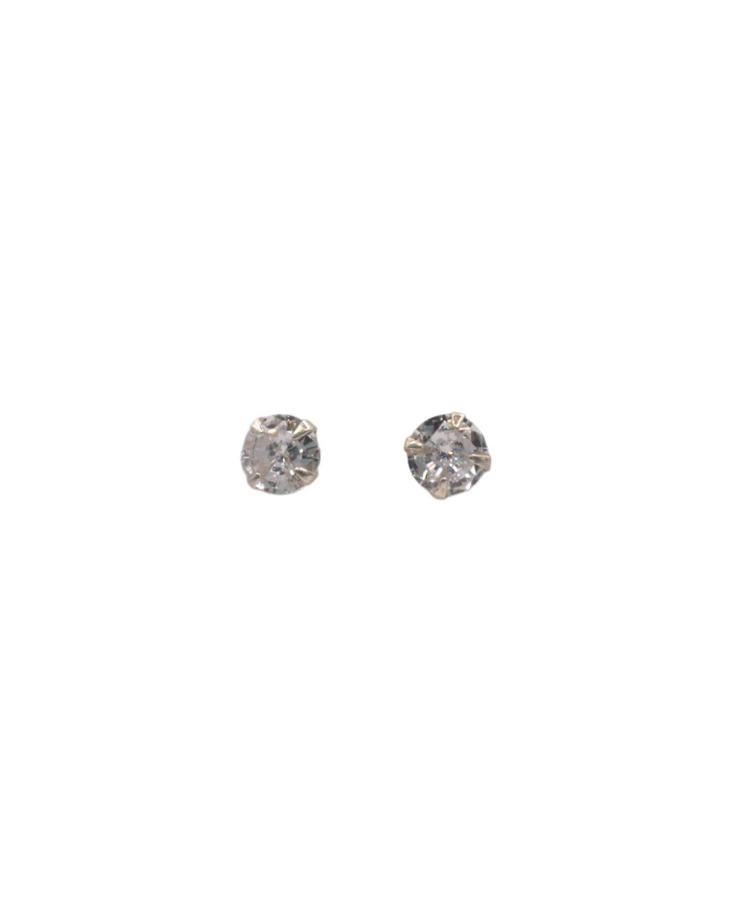 Big Round Zircon Earrings
