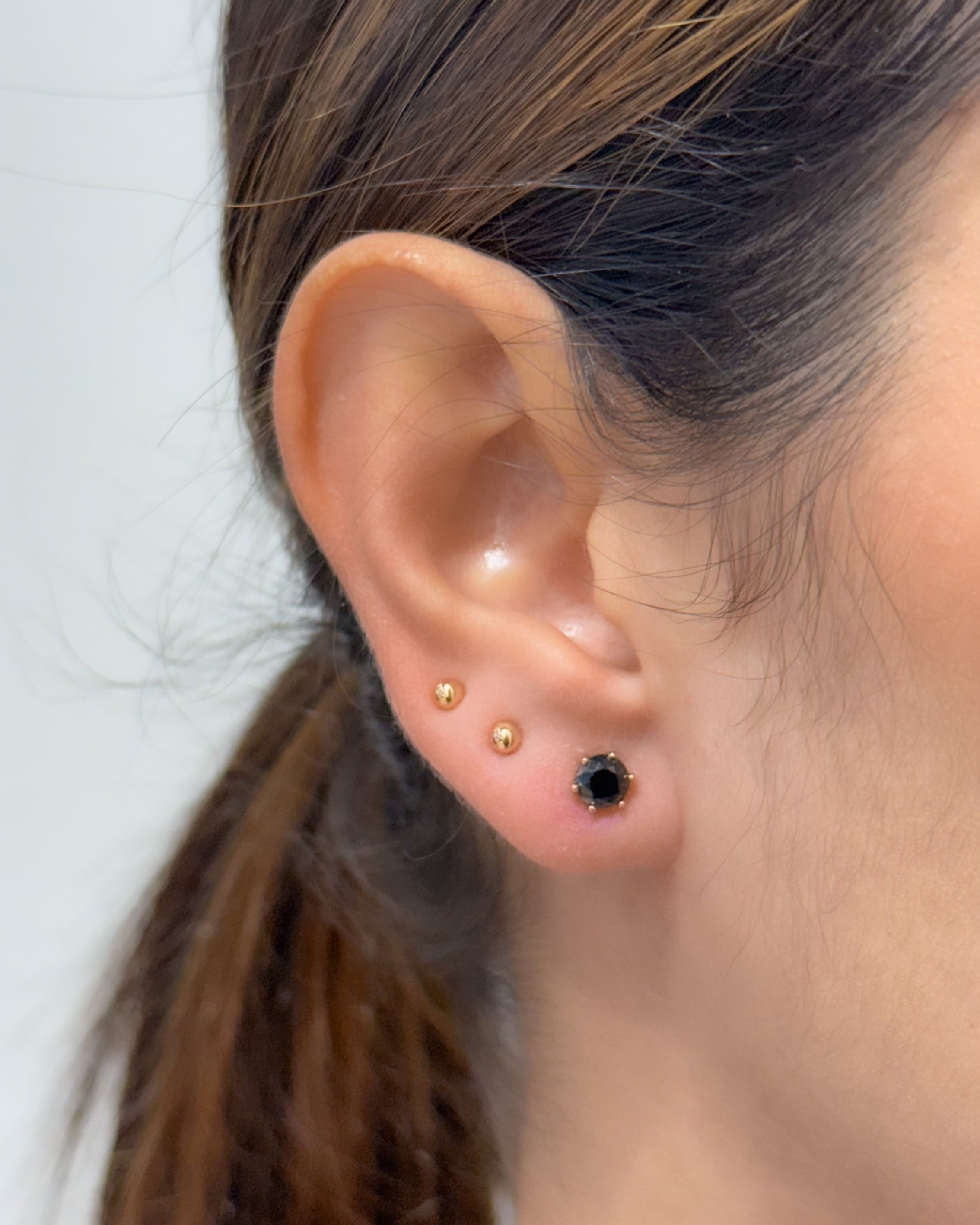 Black Zircon Earrings