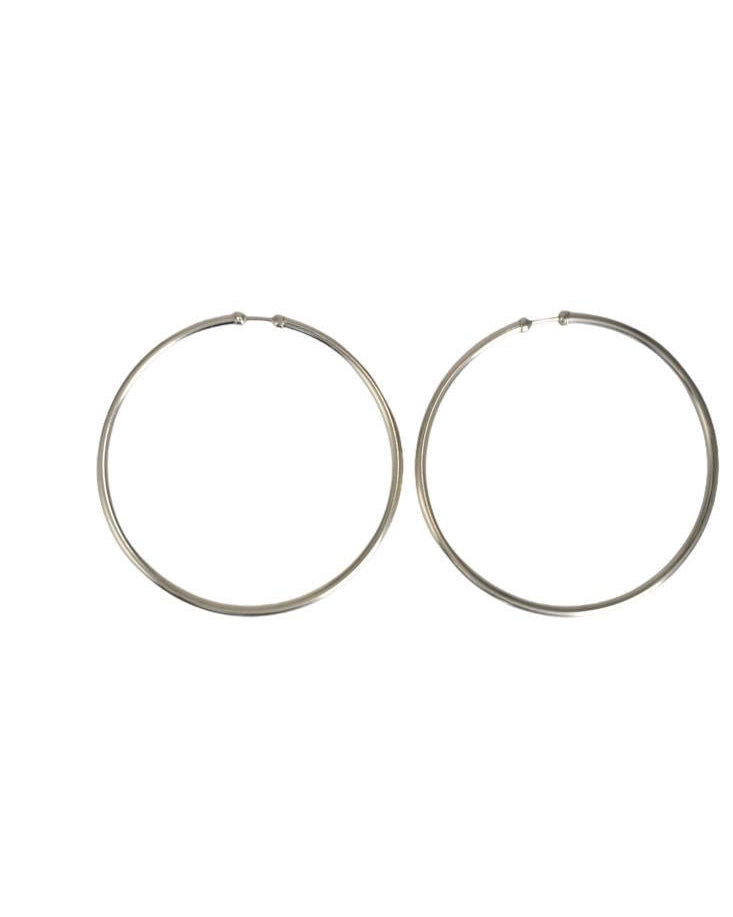 Sterling Silver Hoops Earrings
