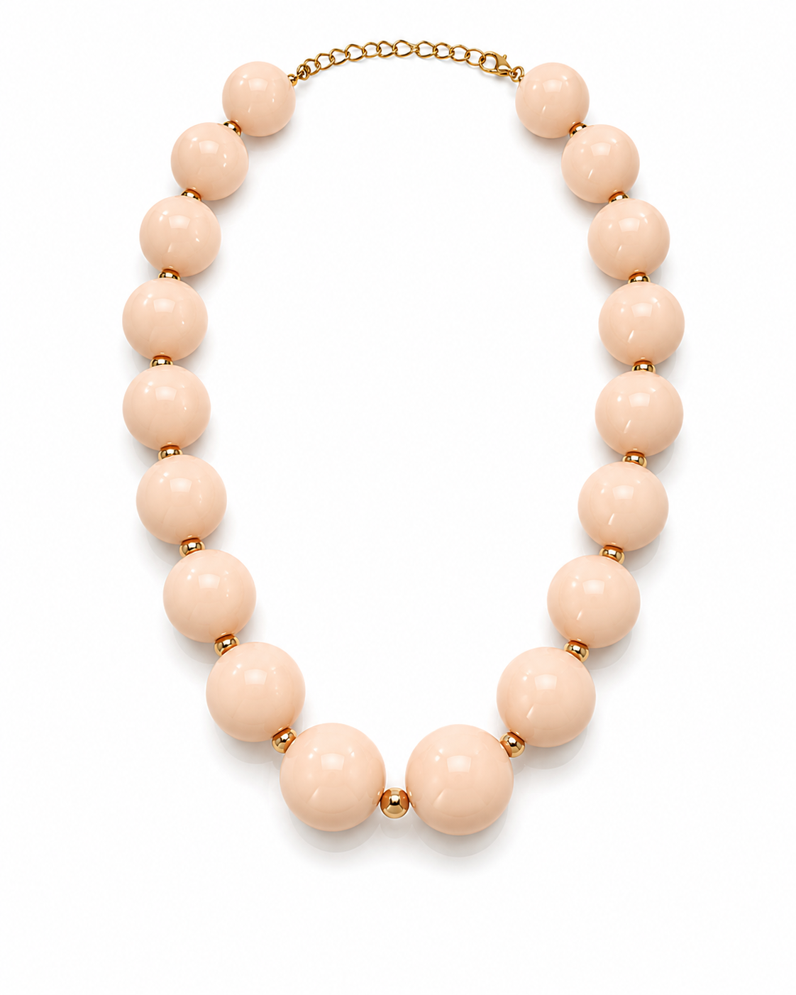 Cream Beaded Necklace
