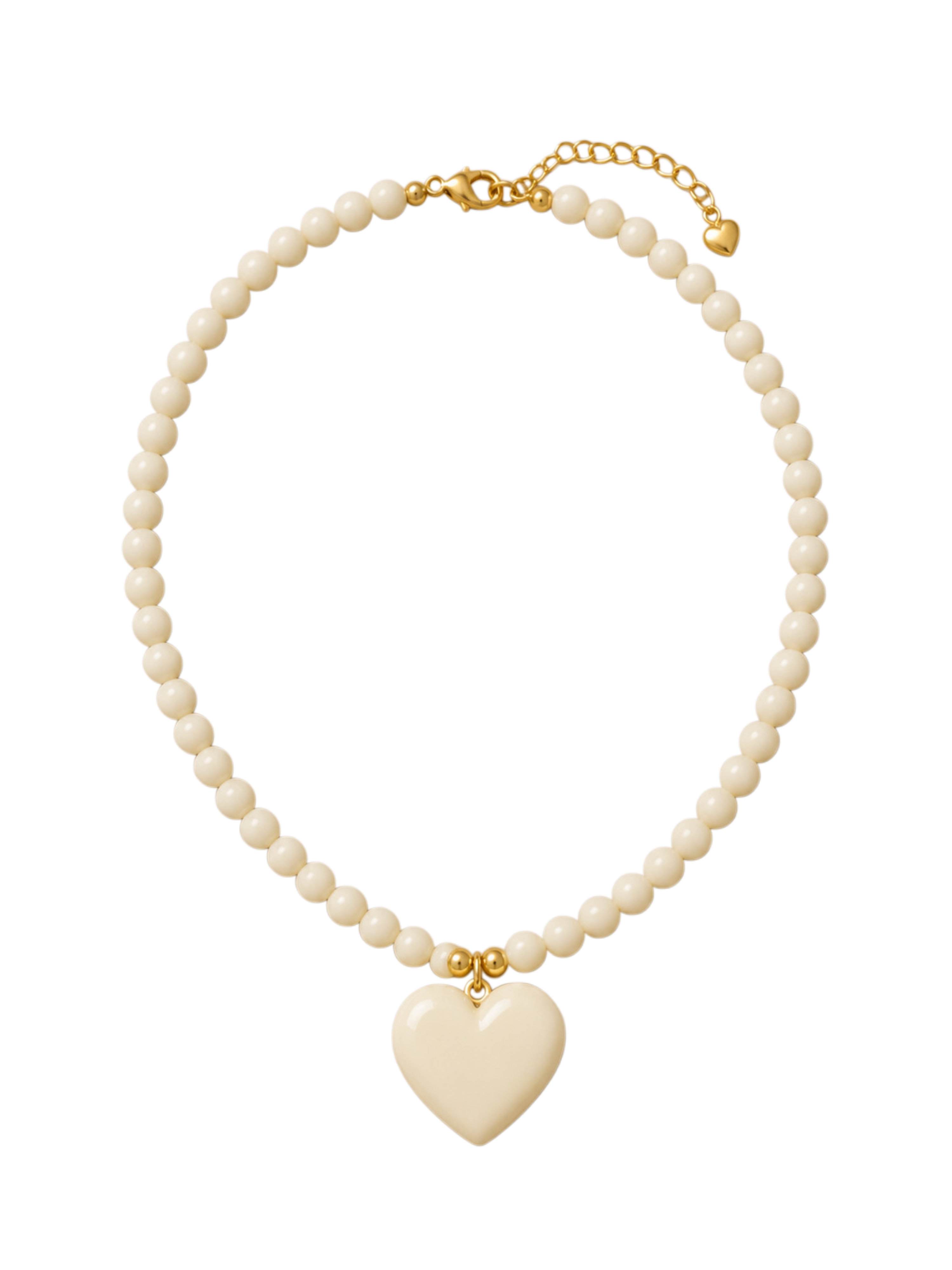 Ivory Heart Necklace