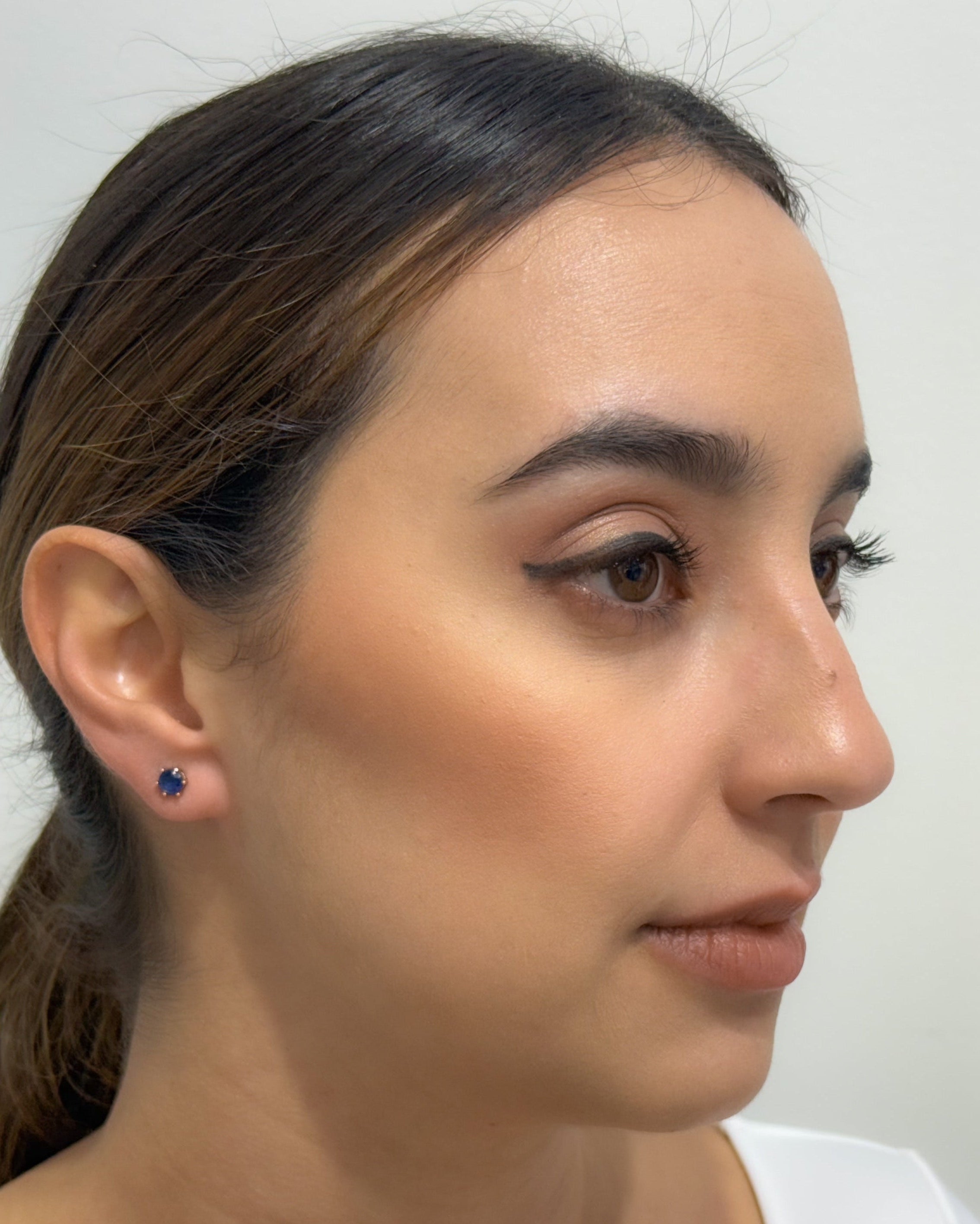 Blue Zircon Earrings