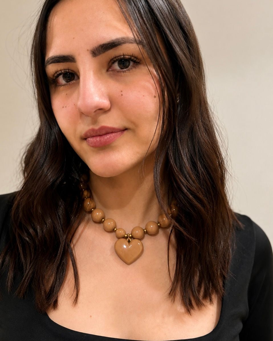 Honey Heart Necklace