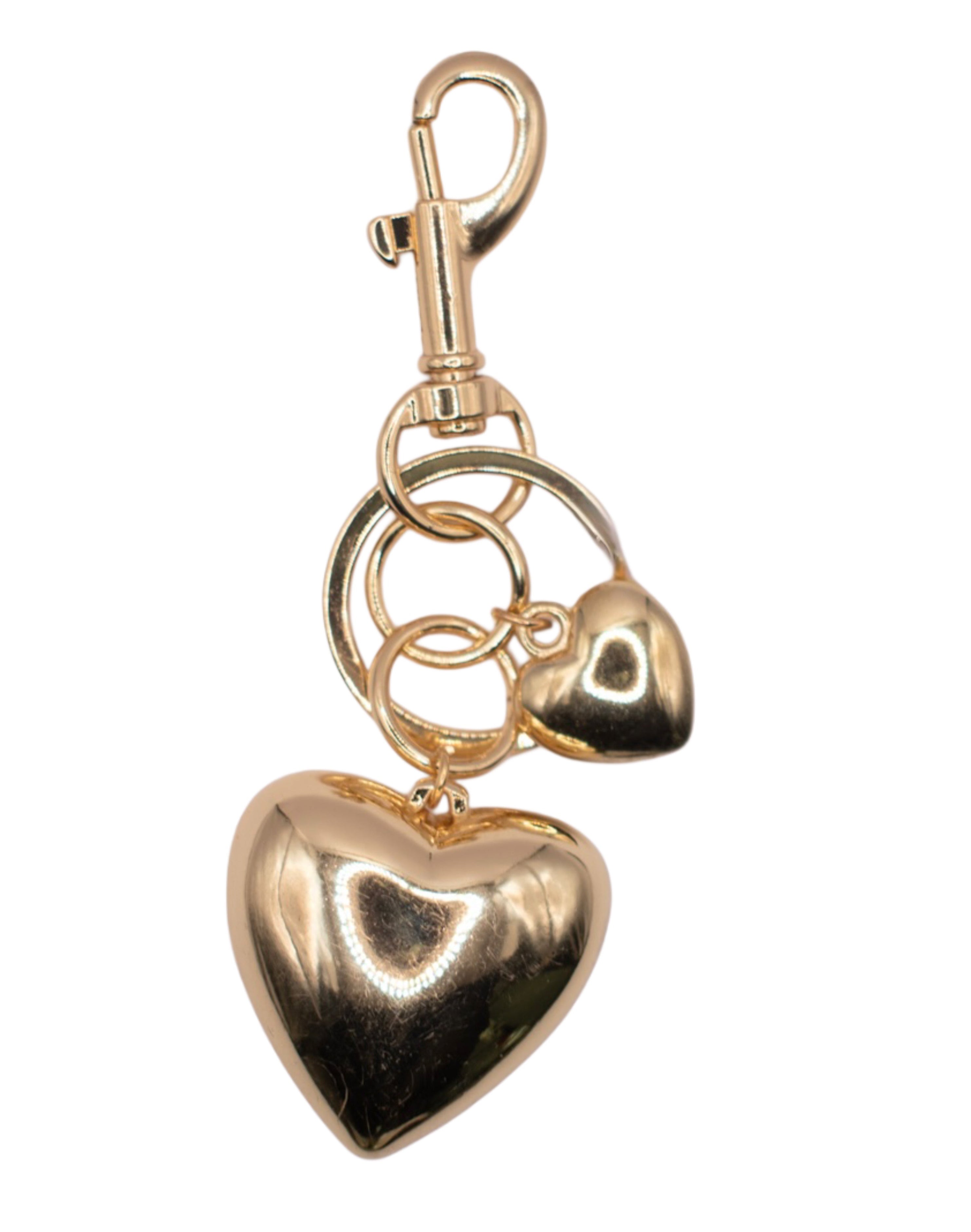 Double Heart Keychain