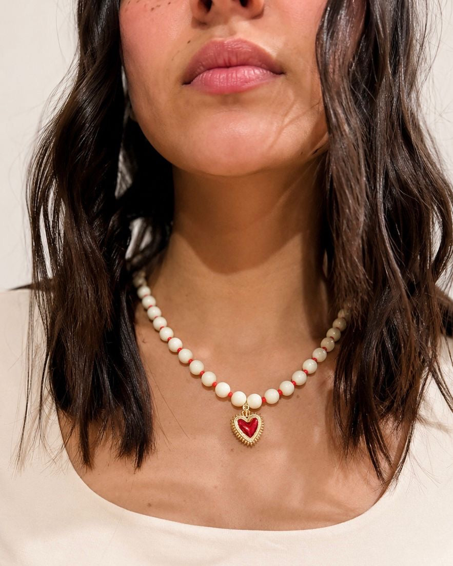 Red Heart Necklace