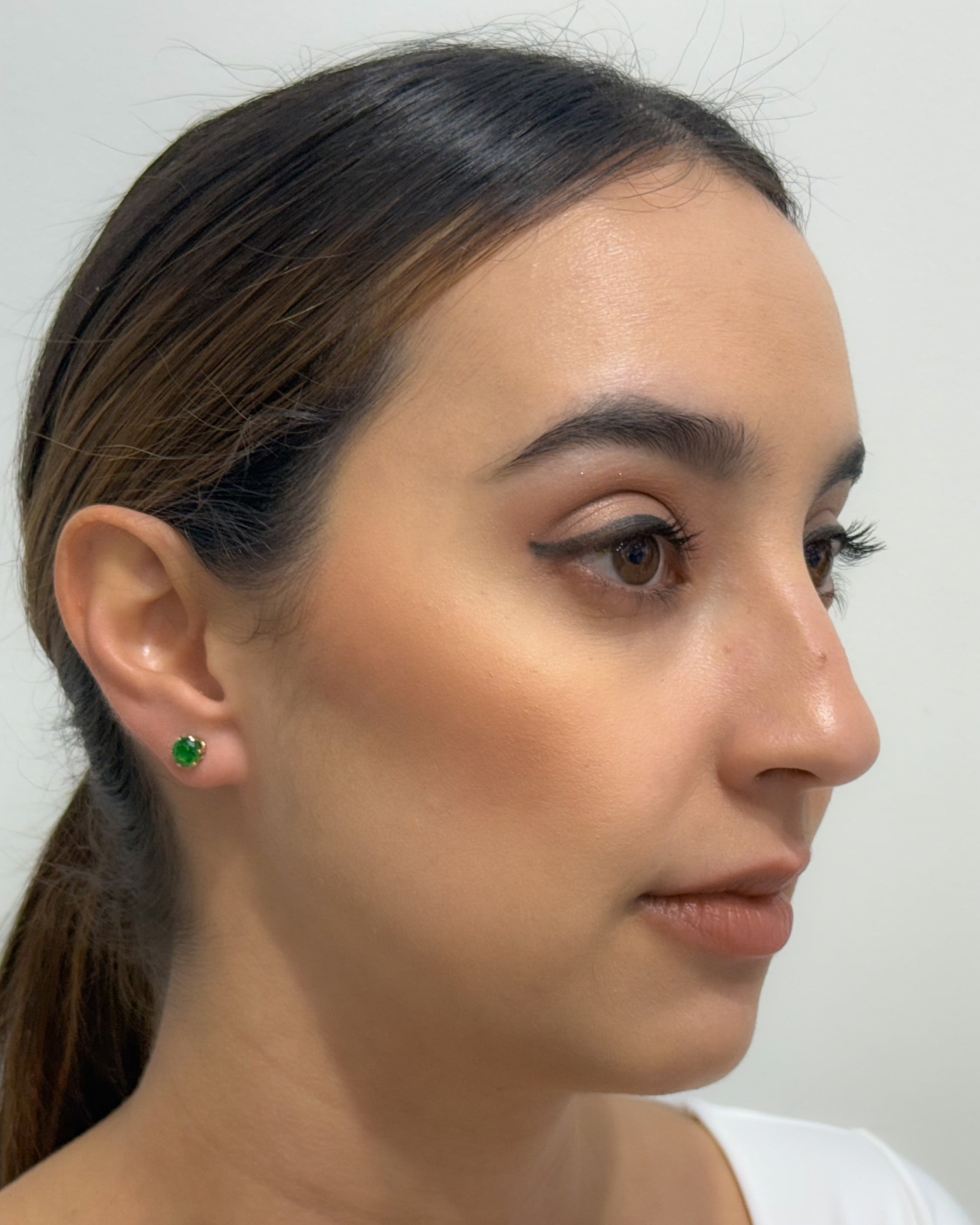 Green Zircon Earrings