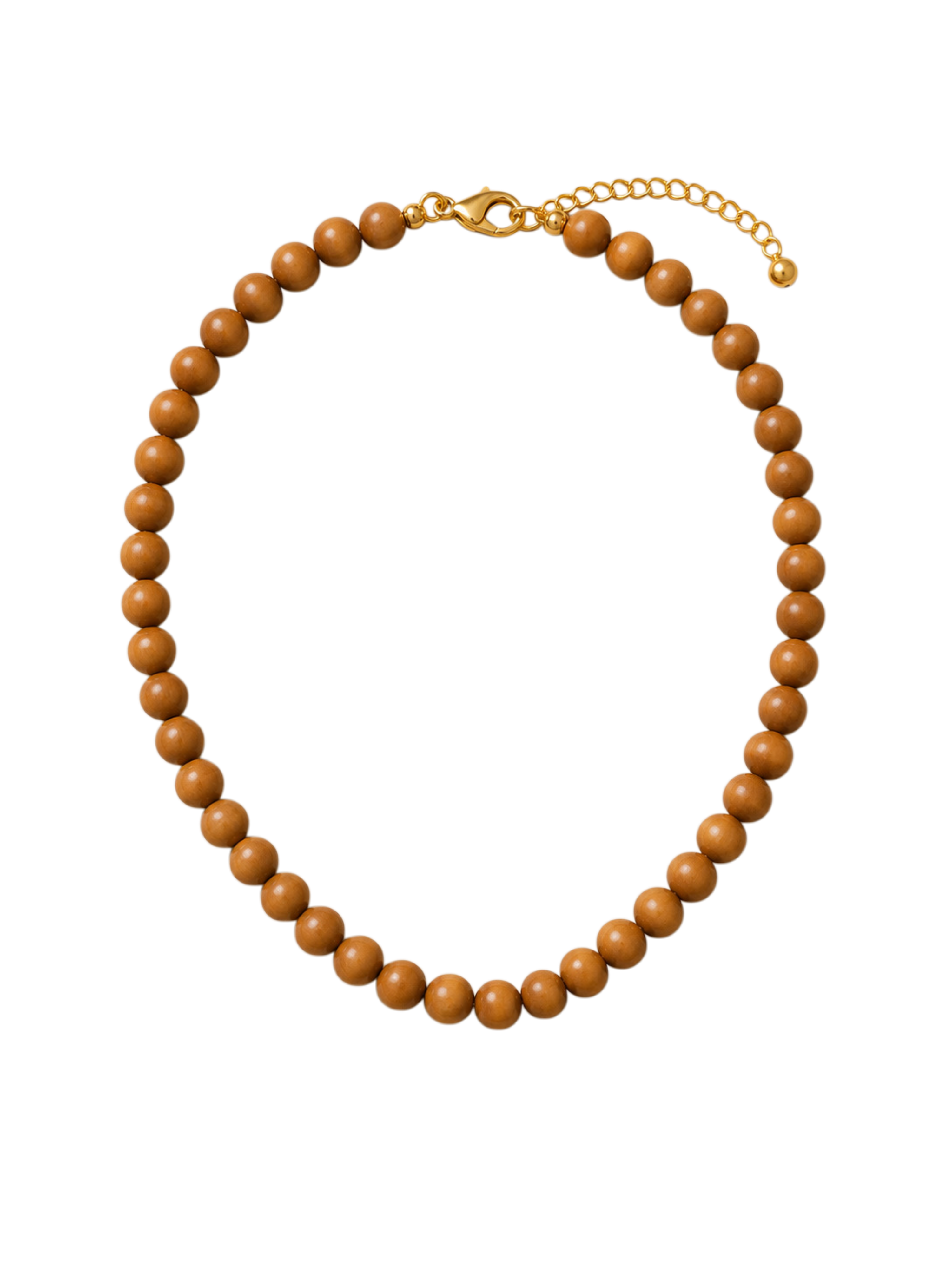 Caramel Beaded Necklace