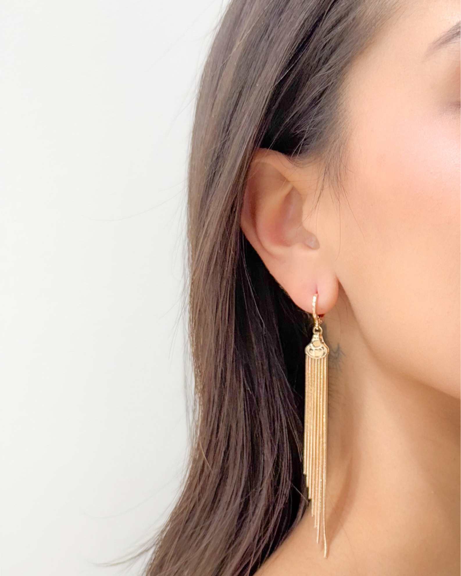 Gold Strip Earrings