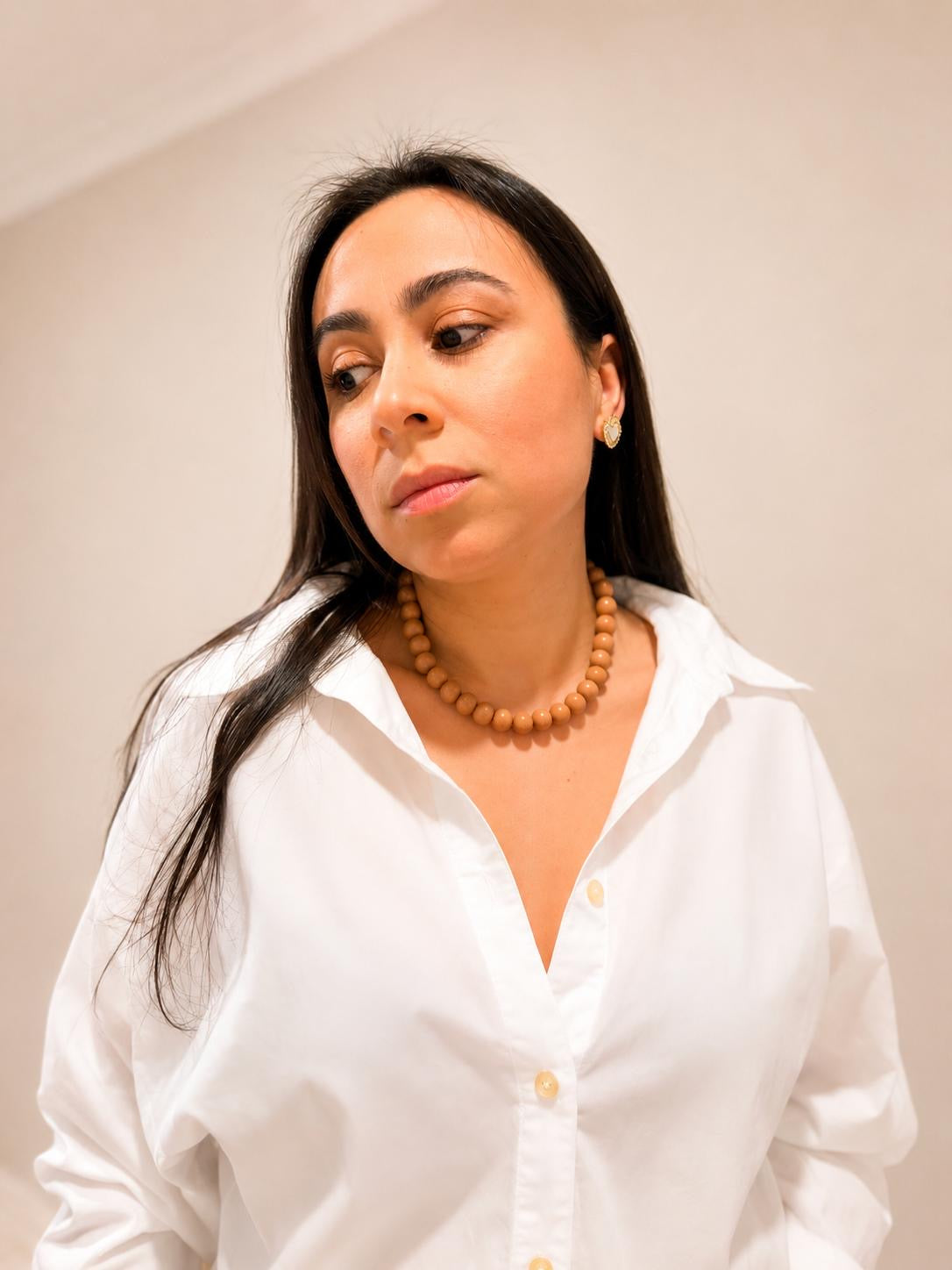 Caramel Beaded Necklace
