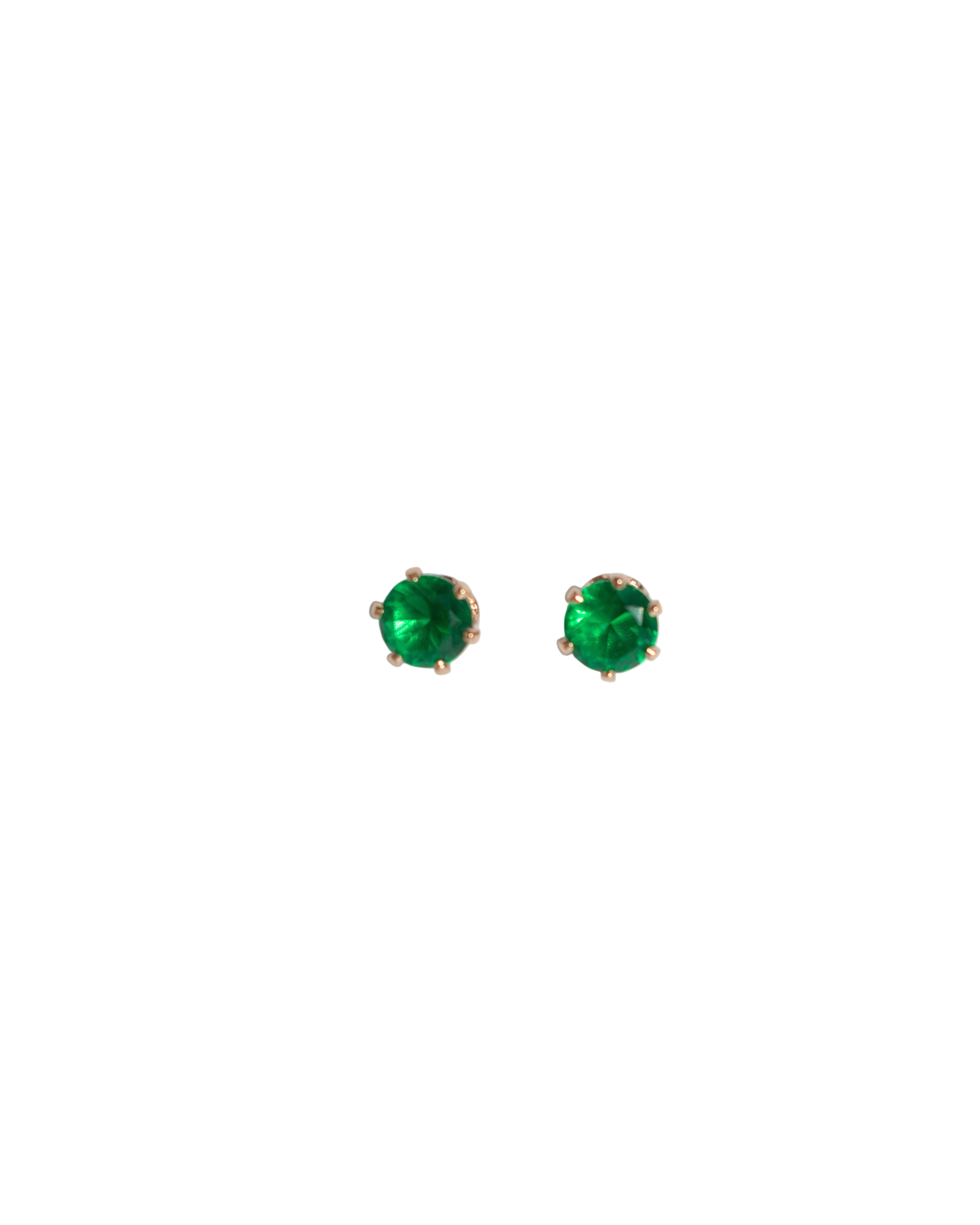 Green Zircon Earrings