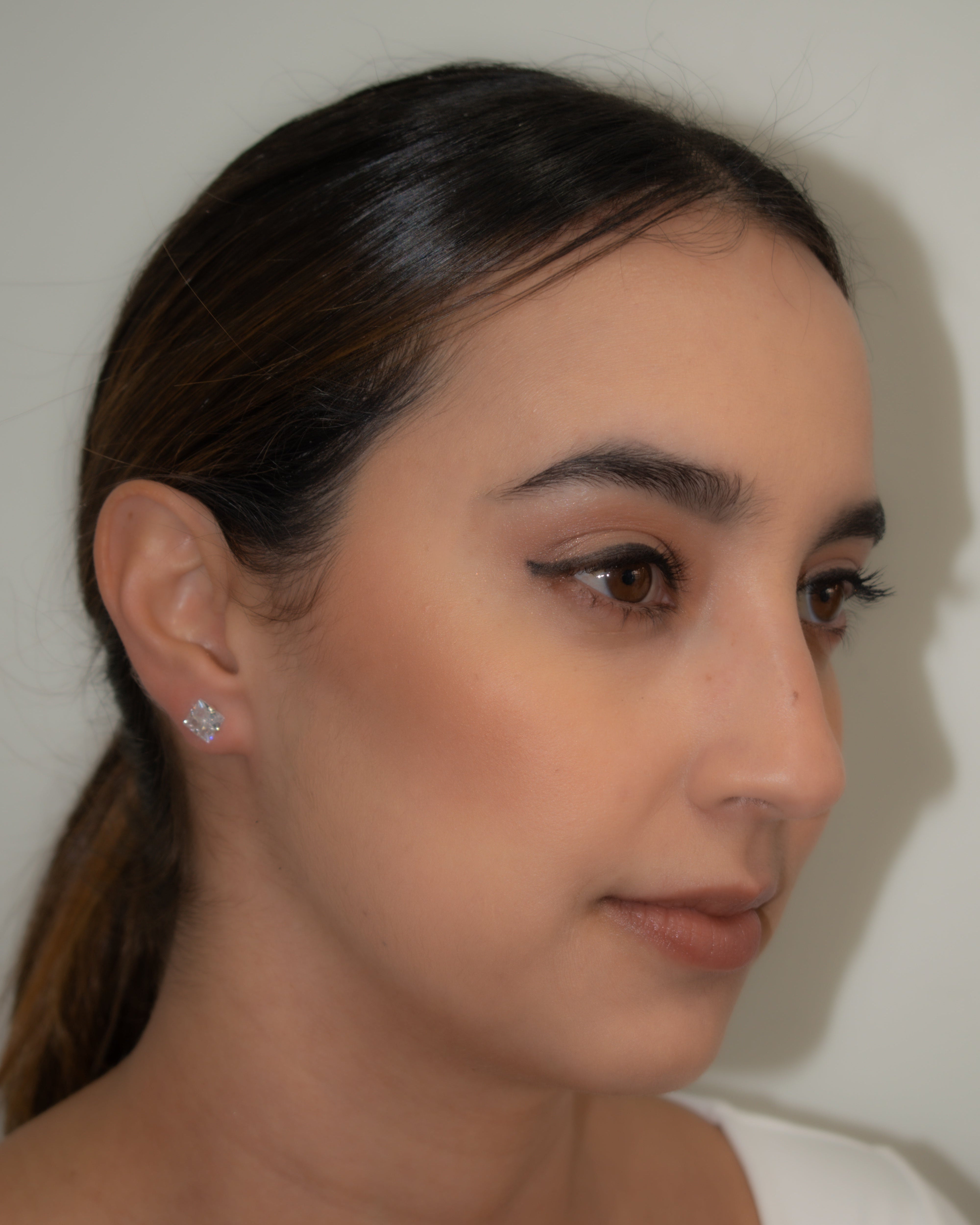 Square Zircon Earrings