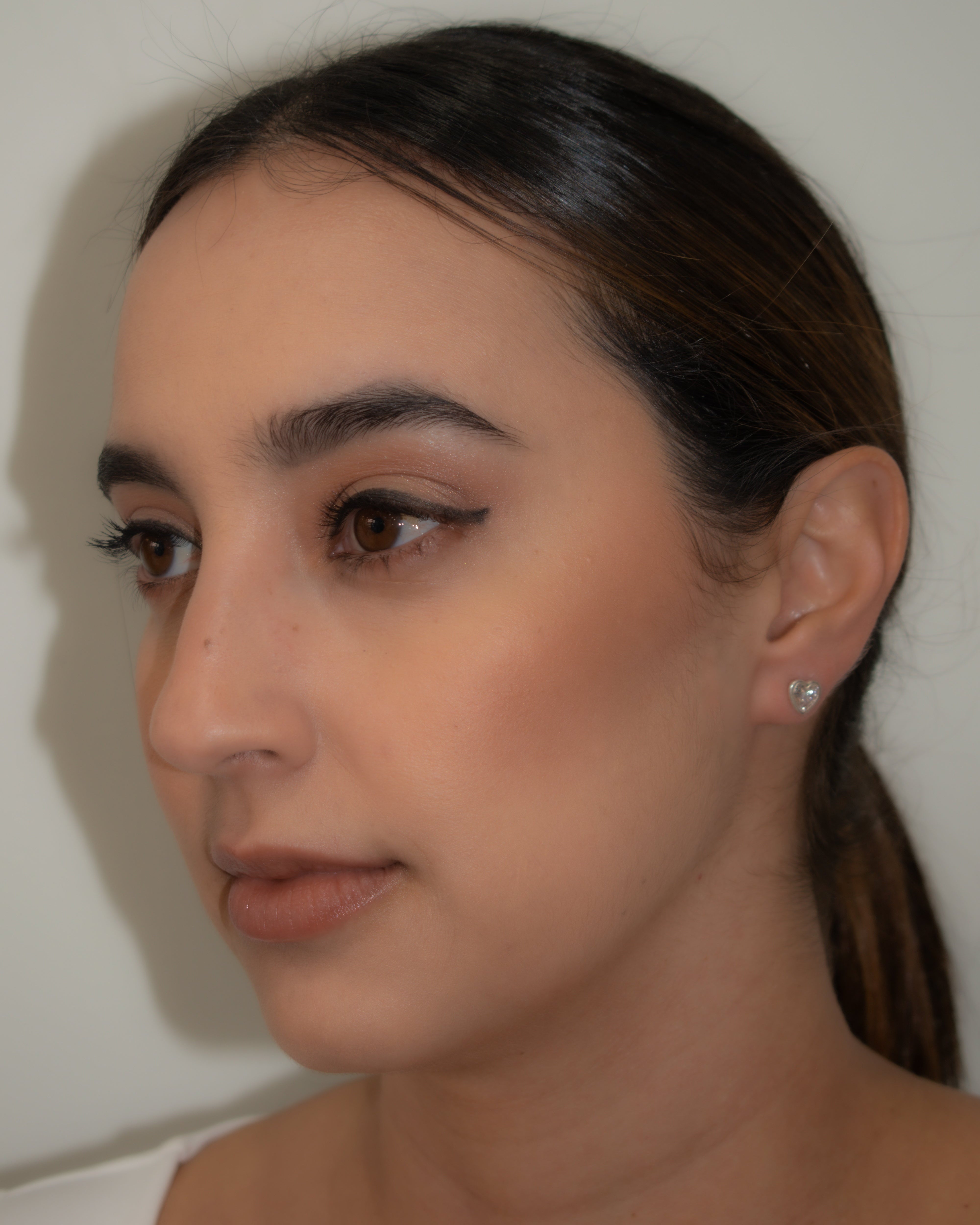 Heart Zircon Earrings