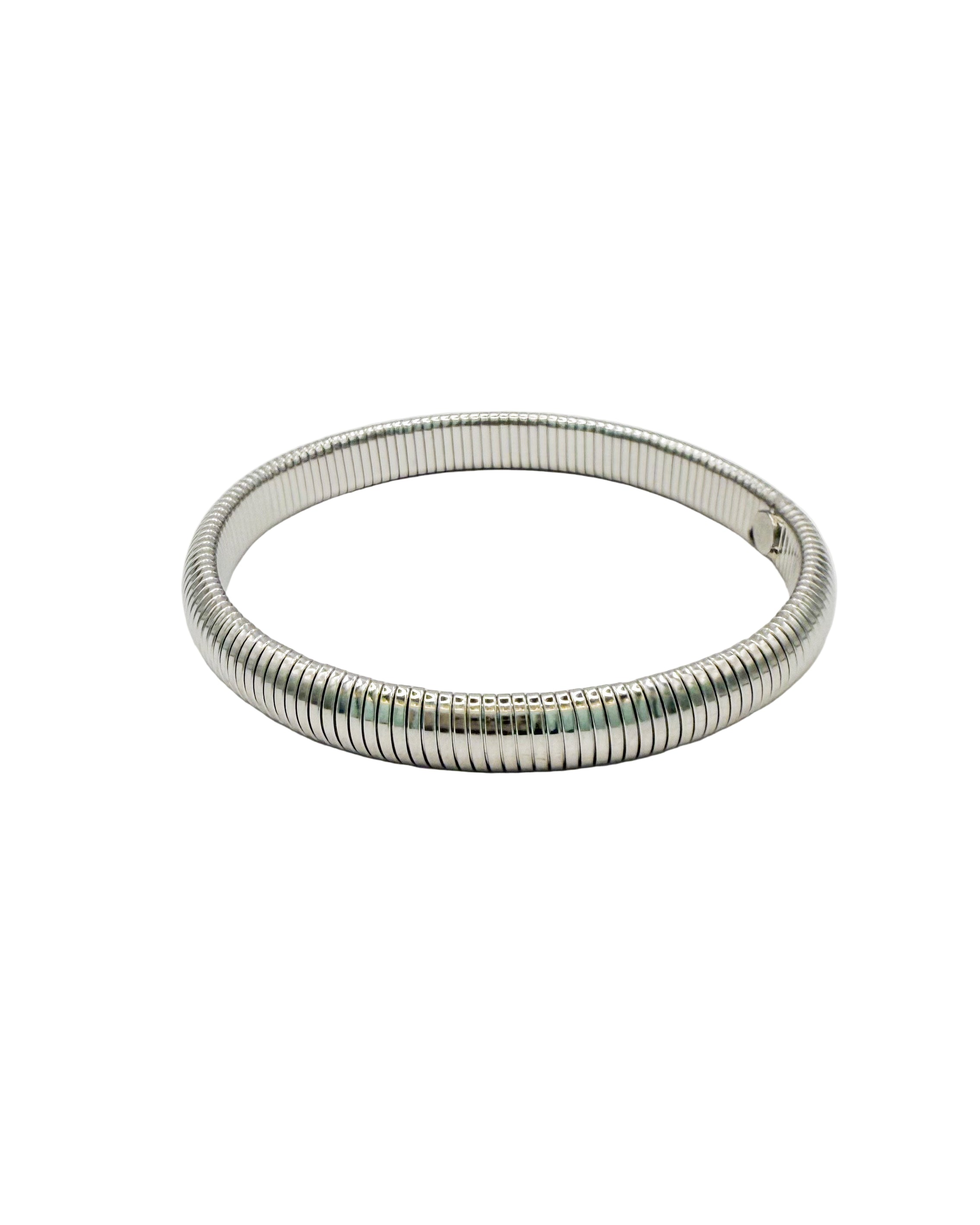 Medium Silver Elastic Bracelet