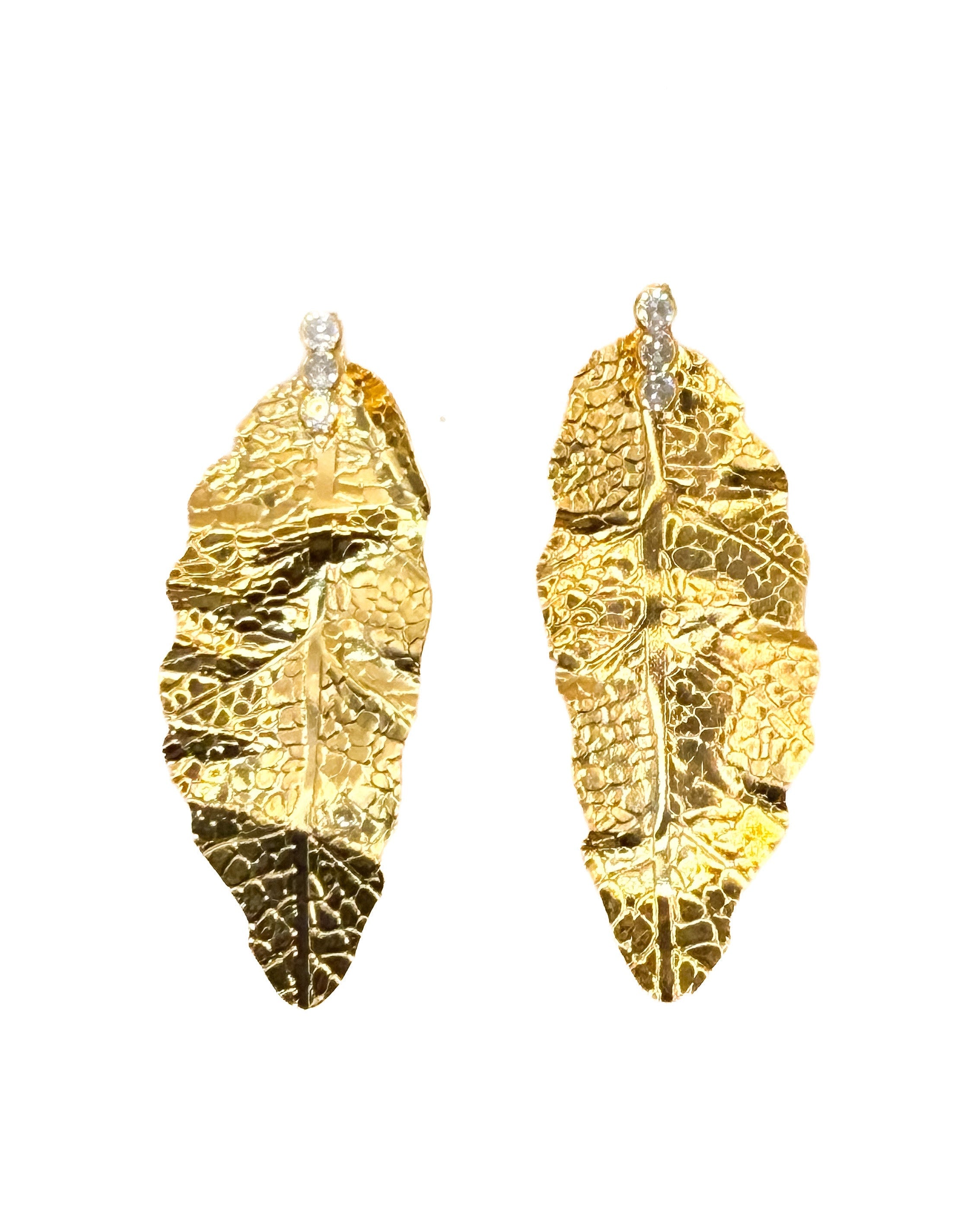 Shining Leaf Earrings