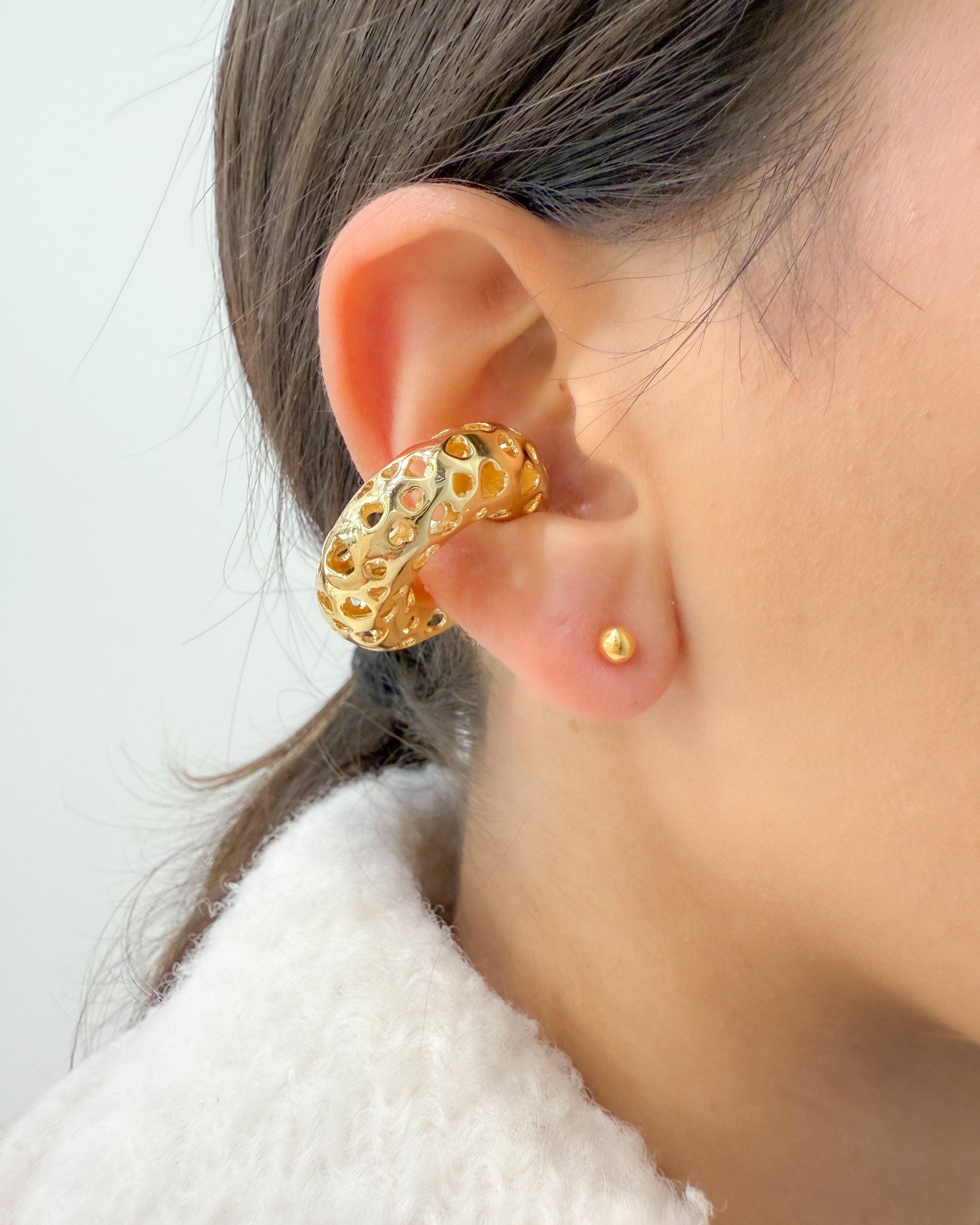 Hearts Ear Cuff