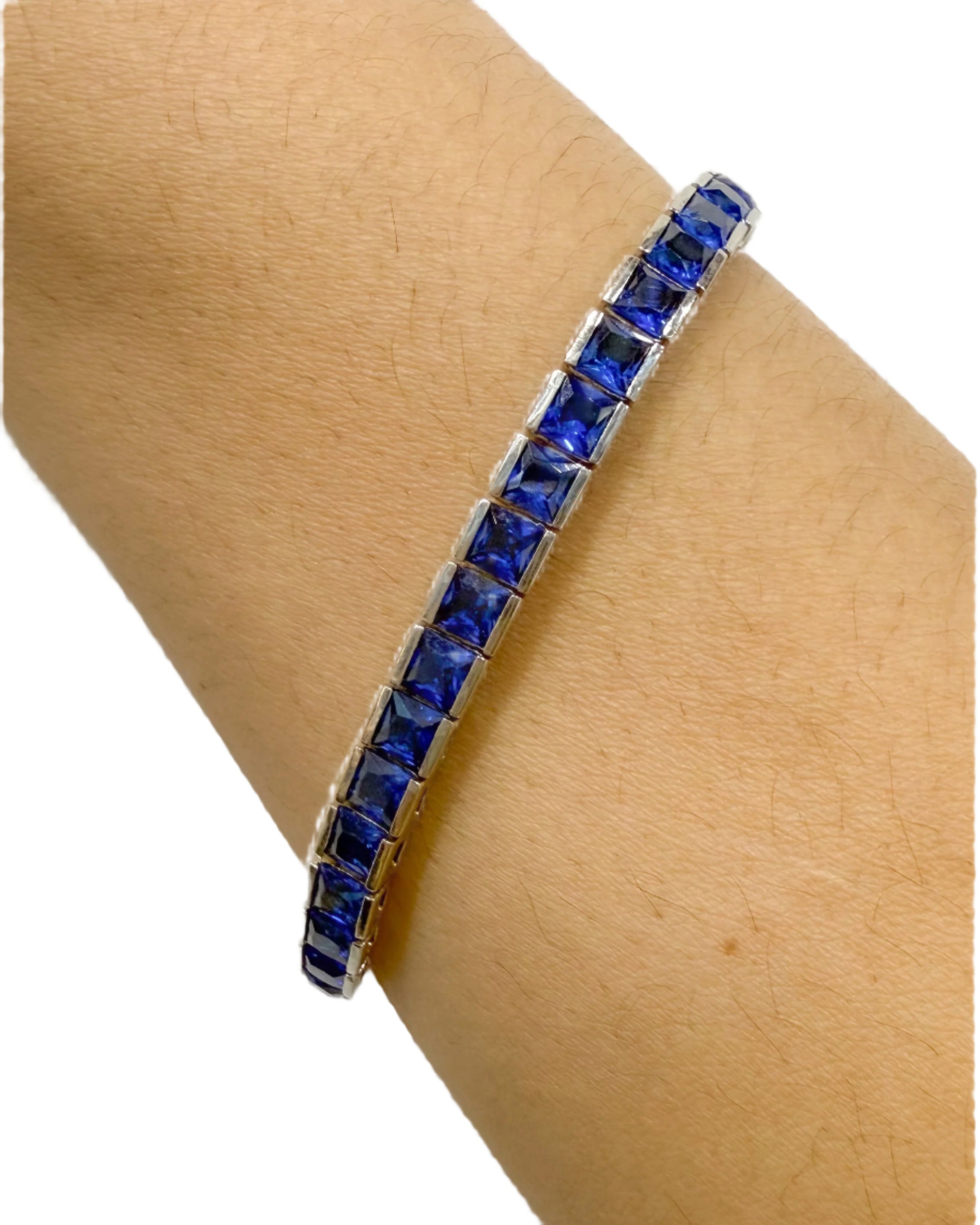 Sterling Silver Blue Bracelet