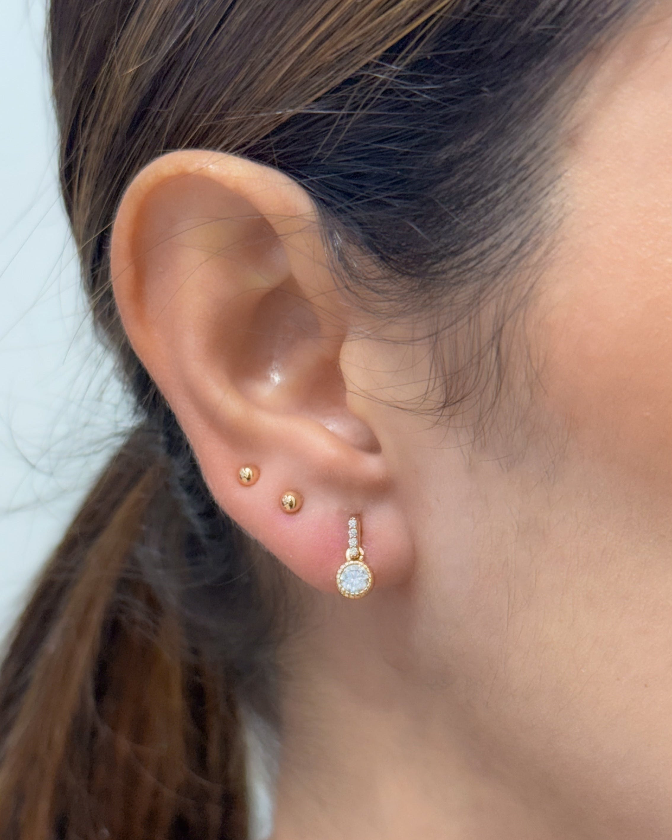 Radiant Zircon Earrings