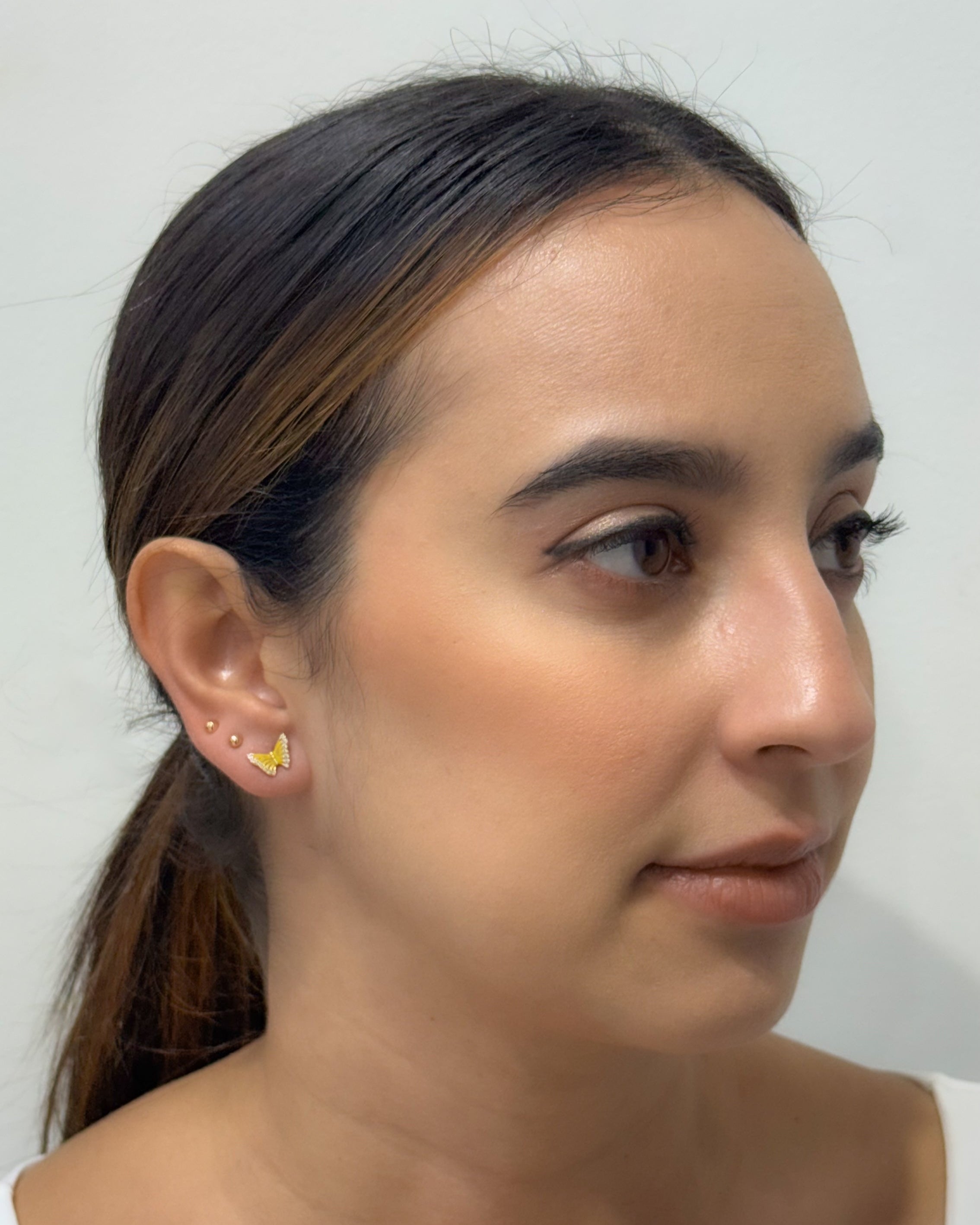 Yellow butterfly Earrings