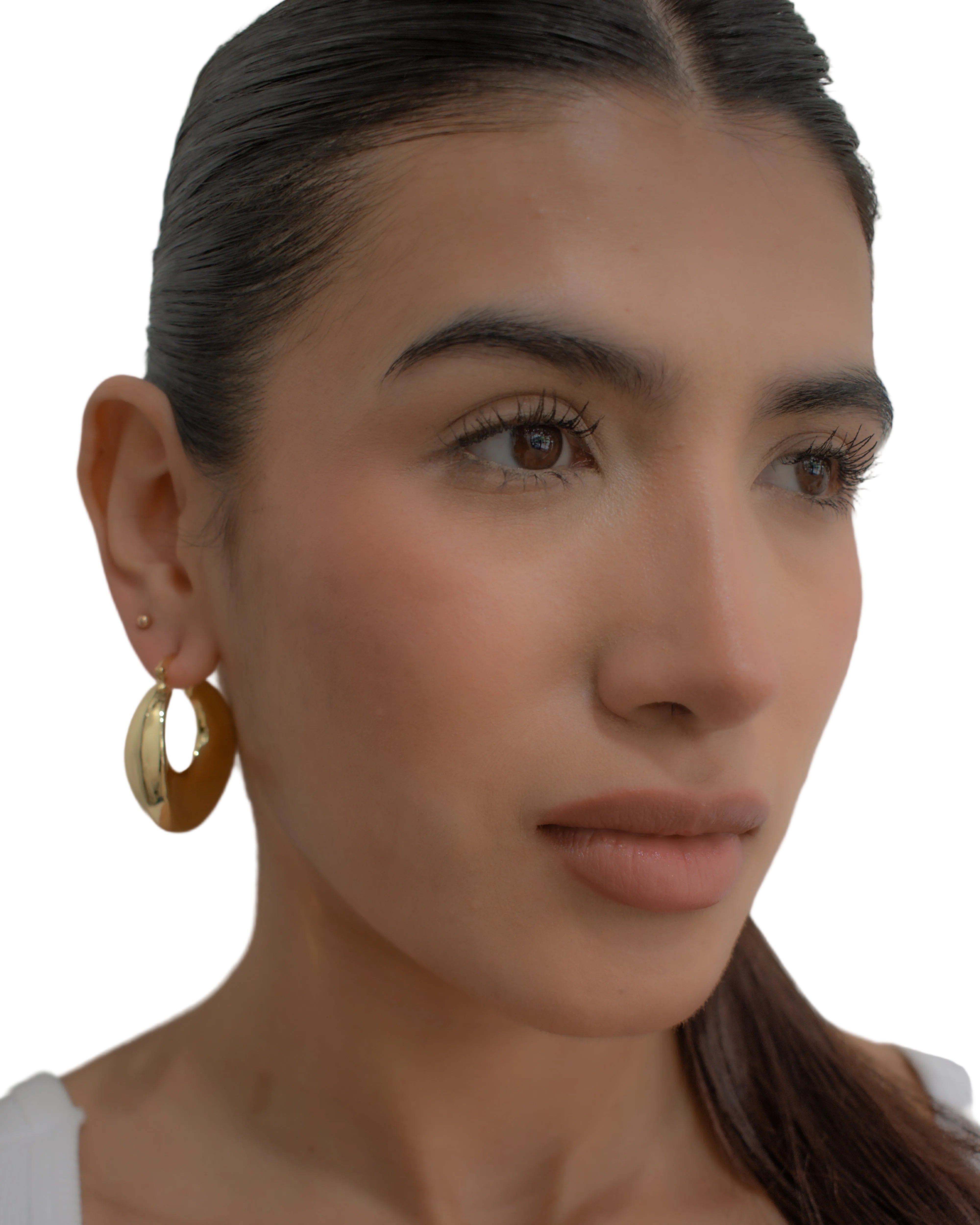 Chunky Gold Hoops