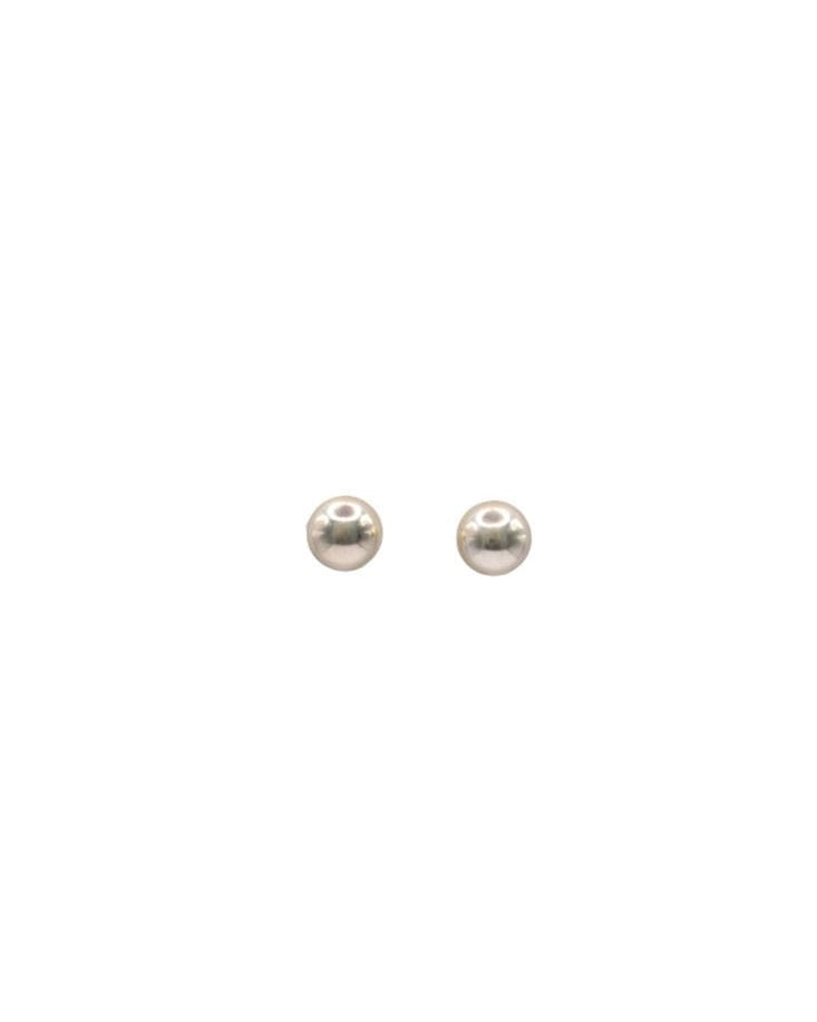 Silver Ball Studs Earrings